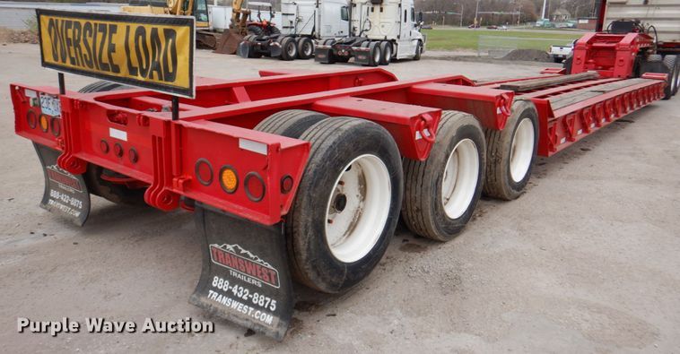 image for item DM6126 2005 Trail King TK110HDG-503  lowboy equipment trailer