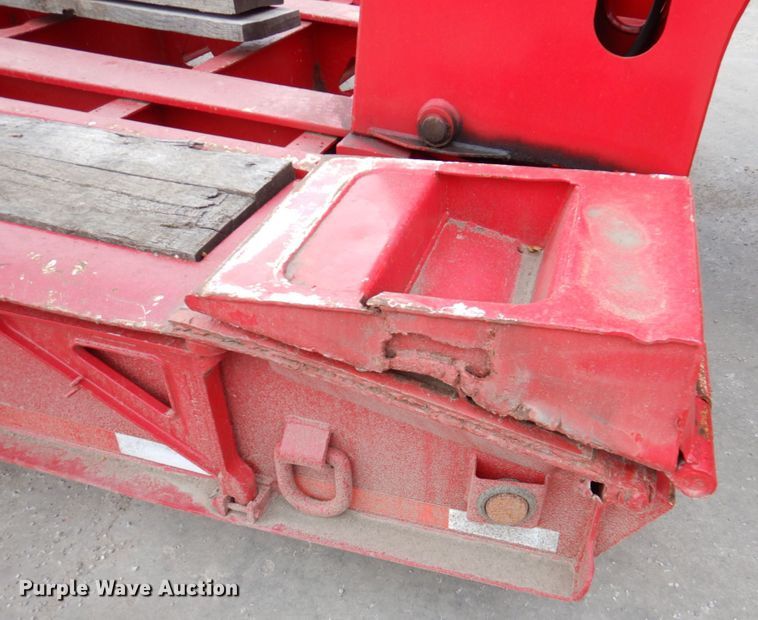 image for item DM6126 2005 Trail King TK110HDG-503  lowboy equipment trailer