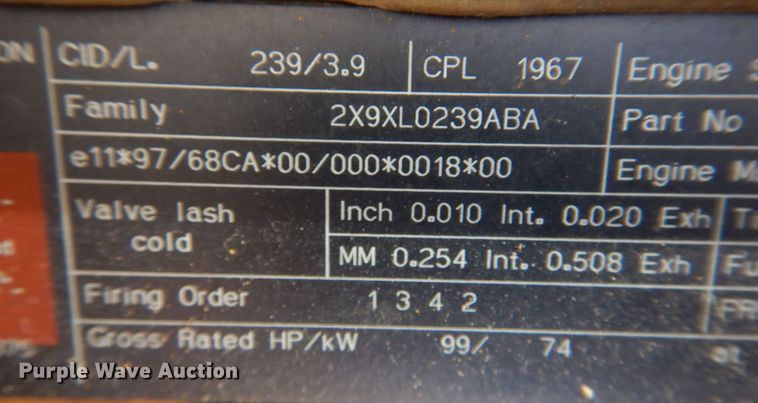 image for item DM7298 2002 Case 960  trencher