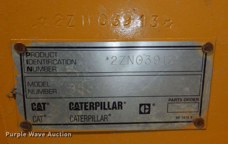image for item DN7313 2001 Caterpillar 953C  track loader