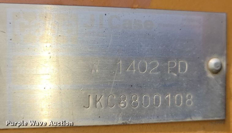 image for item DN7338 1989 Case W1402 PD  single drum roller