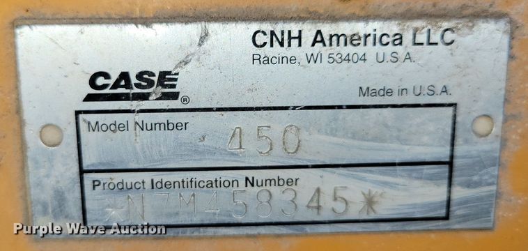 image for item DN7340 Case 450  skid steer loader