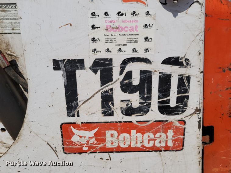 image for item DN7355 2009 Bobcat T190  tracked skid steer loader