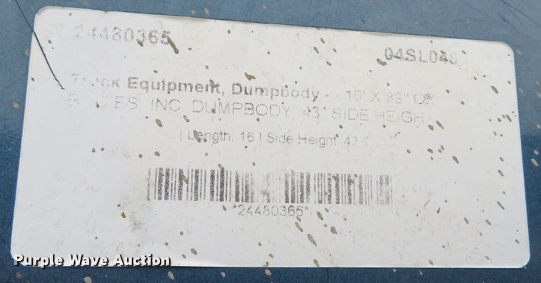 image for item DN7959 1998 International 2554  dump truck