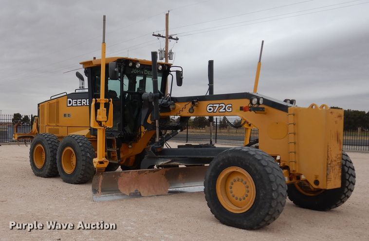 image for item DP3951 2012 John Deere 672G motor grader