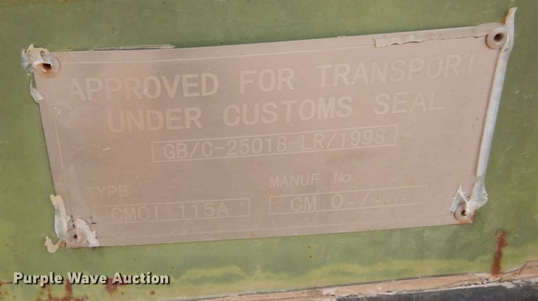 image for item DP3952 Charleston Marine Containers CMCI115A  shipping container