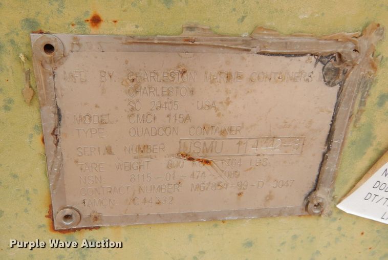 image for item DP3953 Charleston Marine Containers CMCI115A  shipping container
