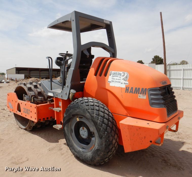 image for item DP3964 2013 Hamm 3307  single drum vibratory roller