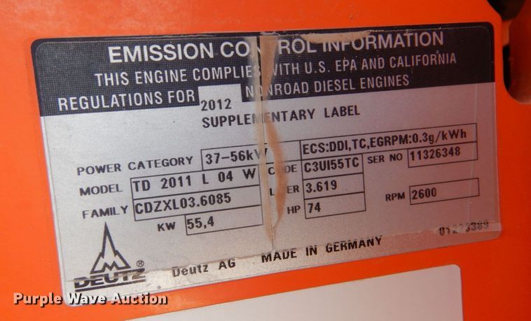 image for item DP3964 2013 Hamm 3307  single drum vibratory roller