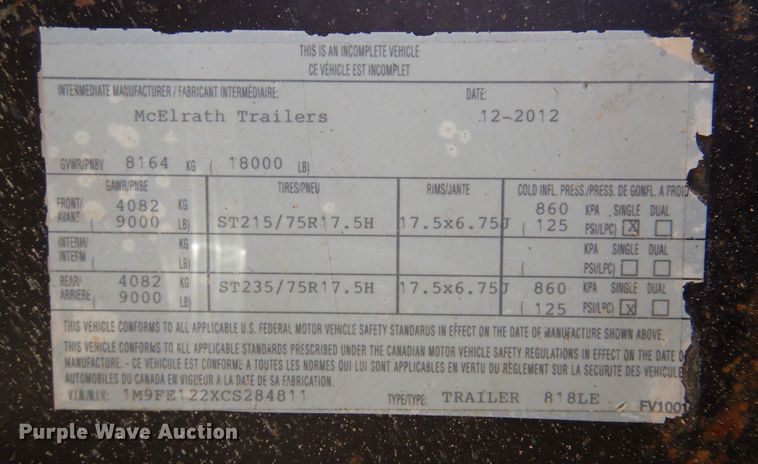 image for item DP3970 2012 Vermeer V800LEHD  vacuum excavator