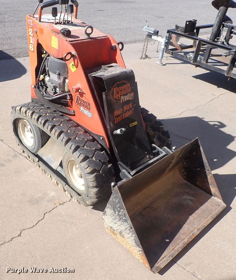 image for item DP4553 Powerhouse Prodigy TK216  compact utility loader with trailer