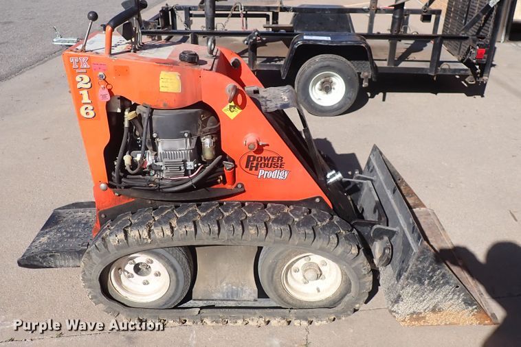 image for item DP4553 Powerhouse Prodigy TK216  compact utility loader with trailer
