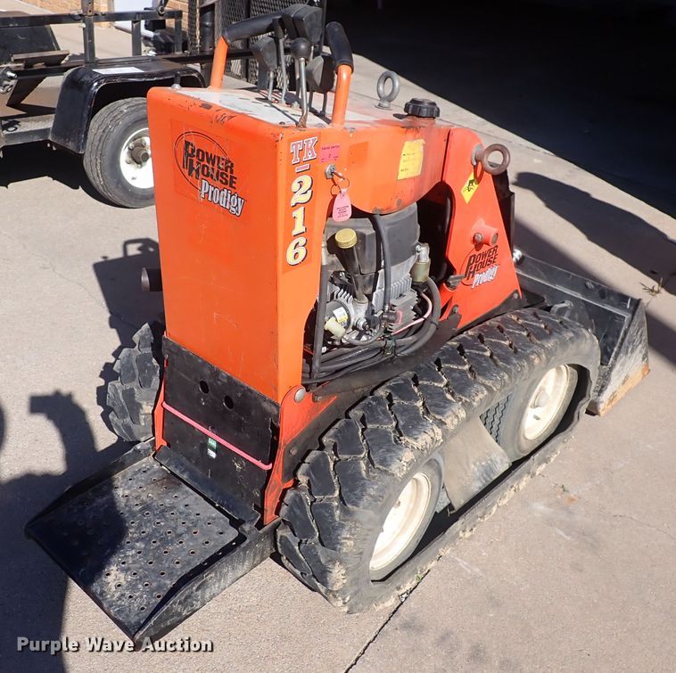 image for item DP4553 Powerhouse Prodigy TK216  compact utility loader with trailer