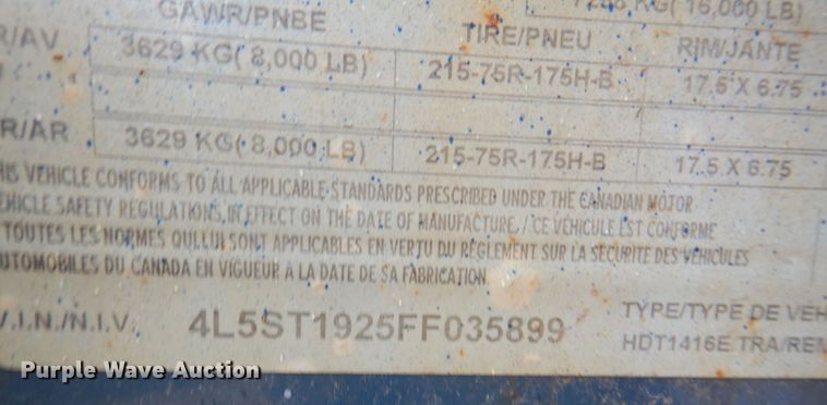 image for item DS8003 2015 B-B trailer  equipment trailer