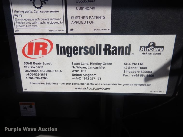 image for item HU9400 Ingersoll Rand IRN50HCC  air compressor
