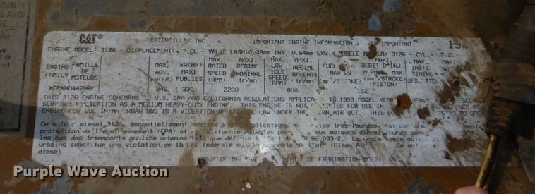 image for item JJ9305 2000 Freightliner FL80  dump truck