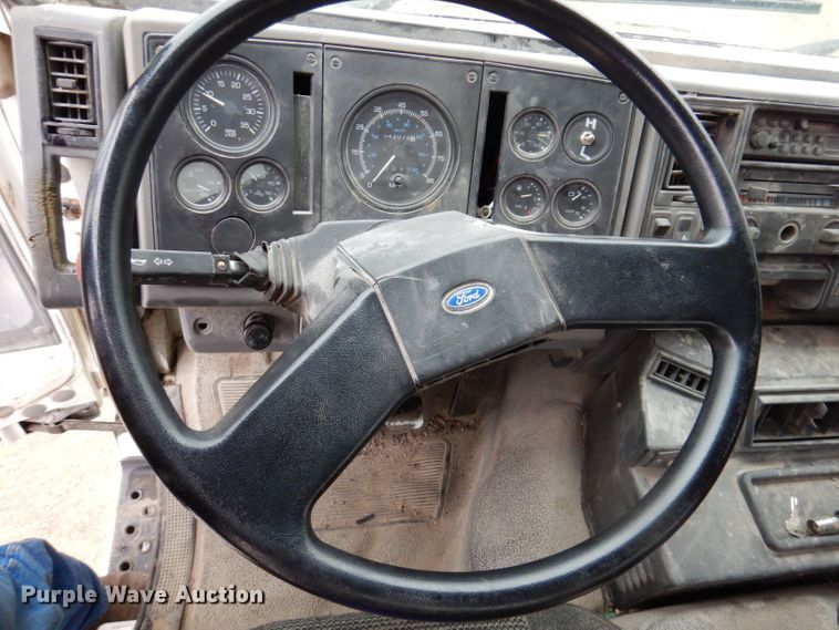 image for item JK9360 1996 Ford CF7000 street sweeper truck