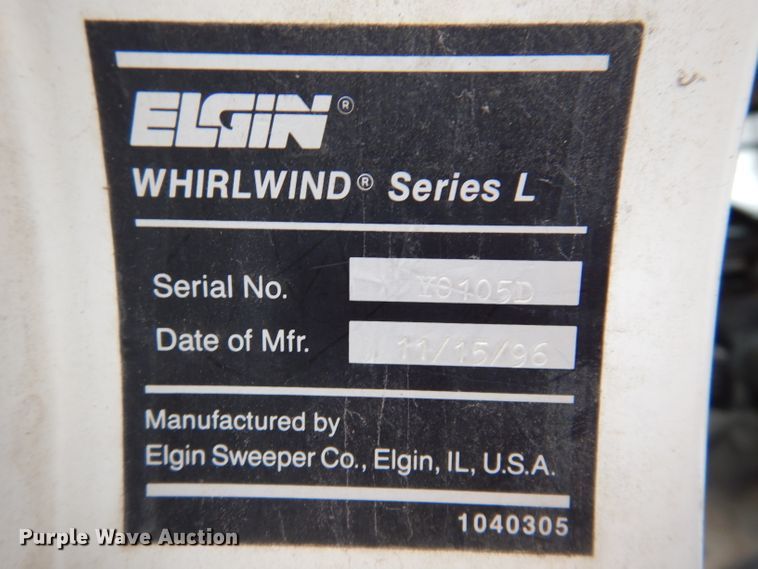 image for item JK9360 1996 Ford CF7000 street sweeper truck