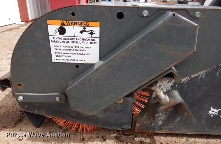 image for item JK9422 2014 Bobcat 72" W skid steer sweeper