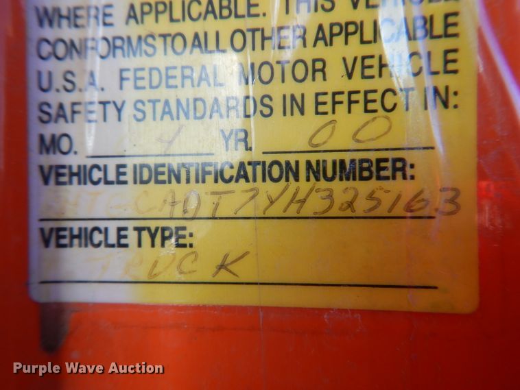 image for item JK9423 2000 International 2554  dump truck