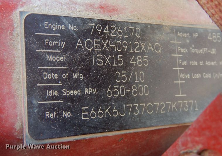 image for item JK9424 2011 Peterbilt 367  dump truck