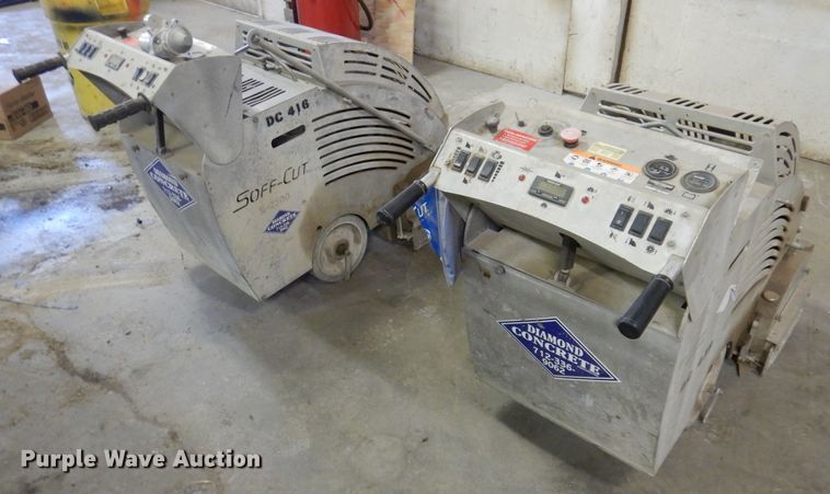 image for item JK9458 (2) Husqvarna Soff Cut 2500 concrete saws