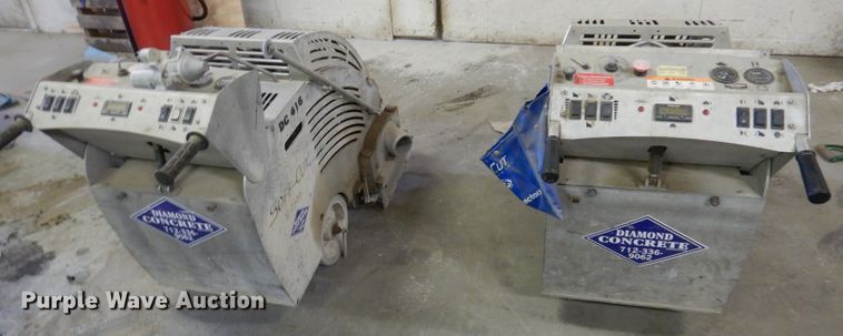 image for item JK9458 (2) Husqvarna Soff Cut 2500 concrete saws