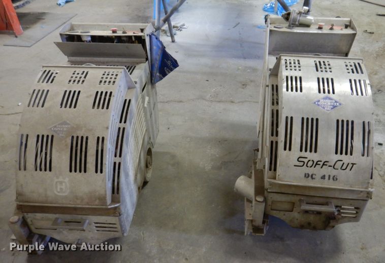 image for item JK9458 (2) Husqvarna Soff Cut 2500 concrete saws