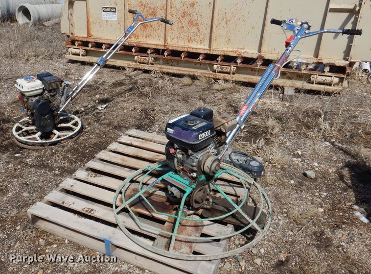 image for item JK9479 (2) power trowels