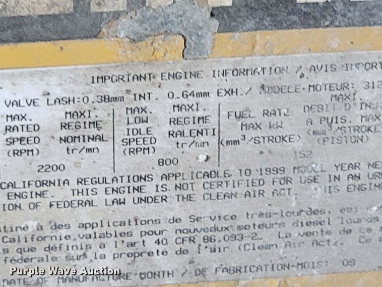 image for item JL9627 1999 Chevrolet C7H042  dump truck