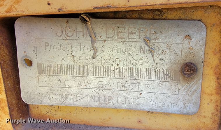 image for item JL9632 2001 John Deere 550H LT dozer