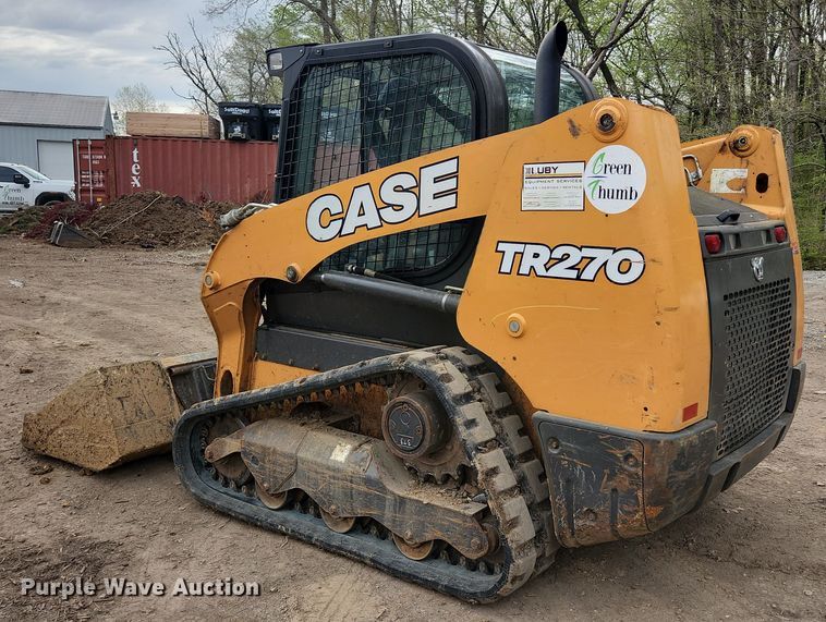 image for item JM9134 2018 Case TR270  tracked skid steer loader