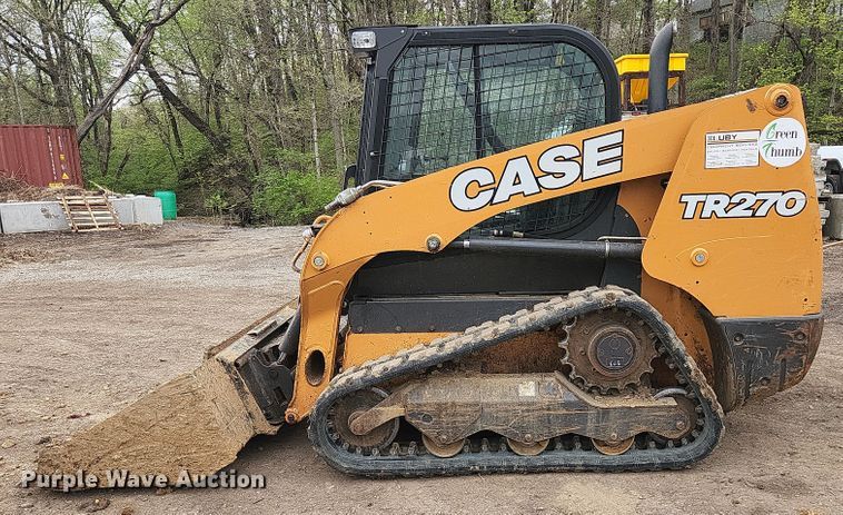 image for item JM9134 2018 Case TR270  tracked skid steer loader