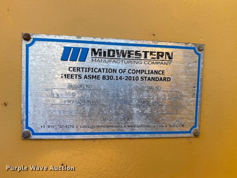 image for item JN9265 2013 John Deere 700K  pipelayer