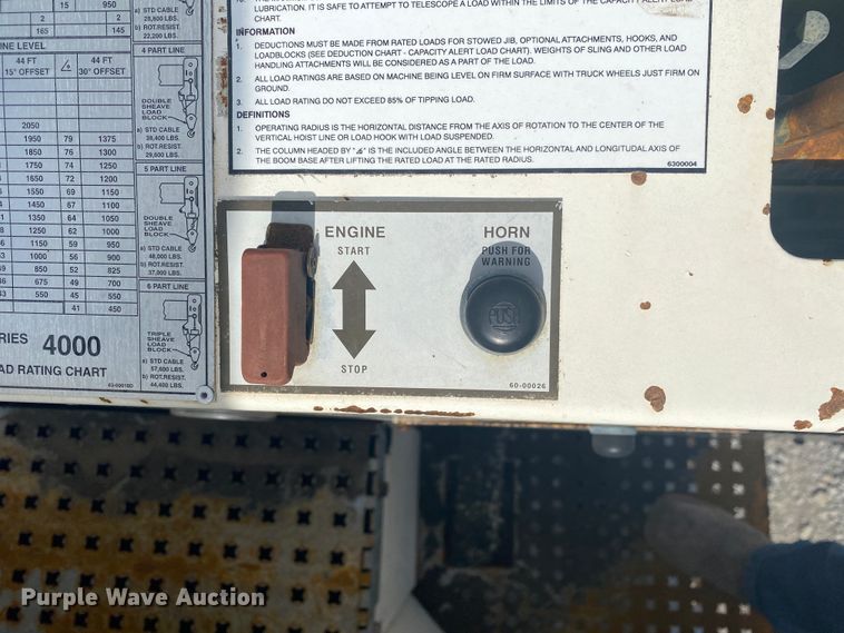 image for item JN9285 1998 Freightliner FL112  crane truck