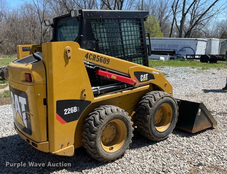 image for item JR9836 2014 Caterpillar 226B3  skid steer loader
