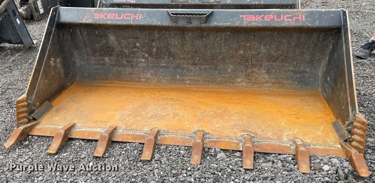 image for item JR9837 Takeuchi  76"W skid steer bucket
