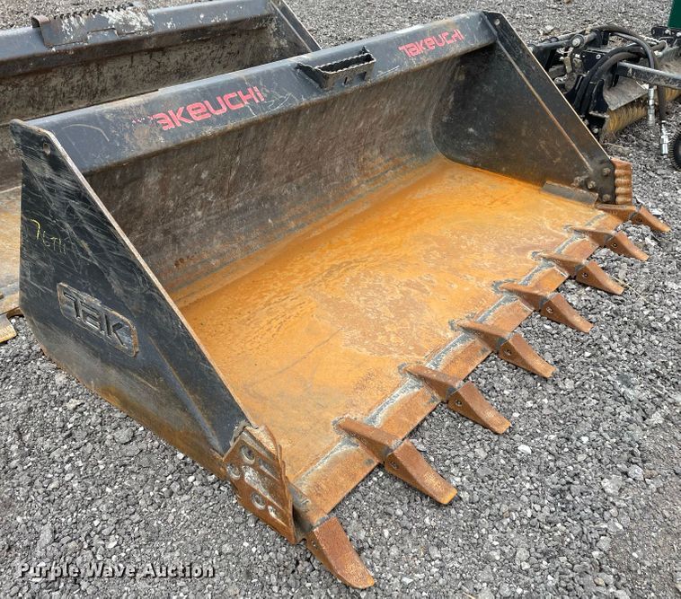 image for item JR9837 Takeuchi  76"W skid steer bucket