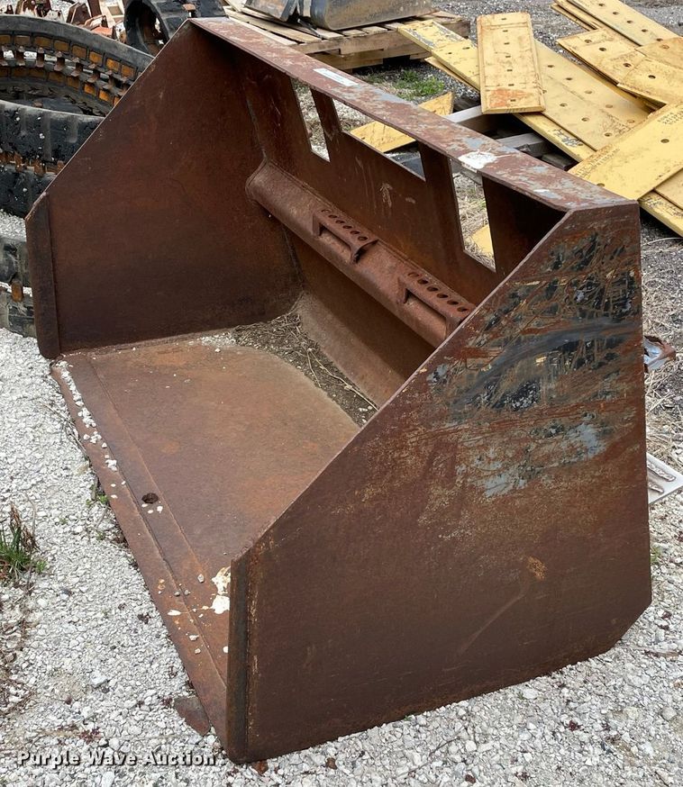 image for item JR9838 60"W skid steer bucket
