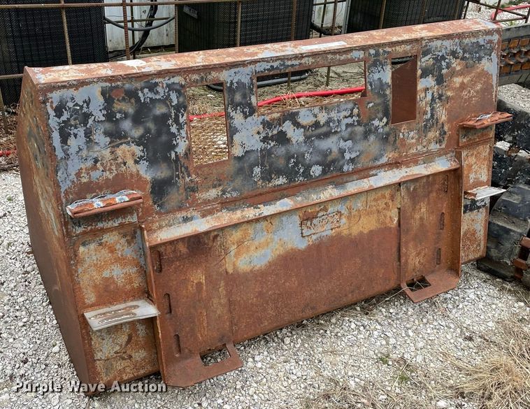 image for item JR9838 60"W skid steer bucket