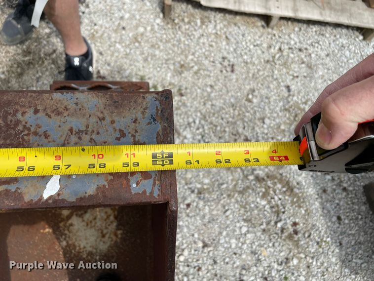 image for item JR9838 60"W skid steer bucket