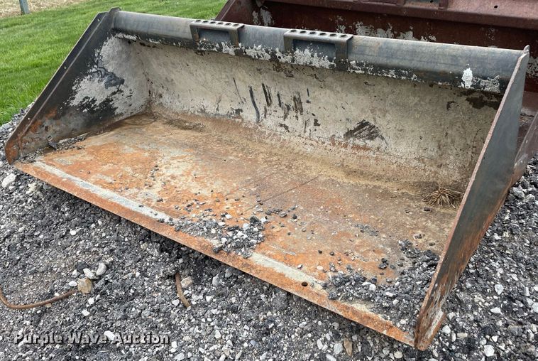 image for item JR9844 Bobcat  68"W skid steer bucket
