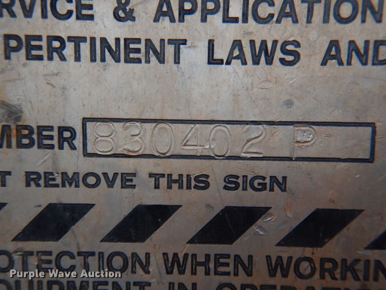 image for item JS9610 1983 MKT V30 vibratory hammer