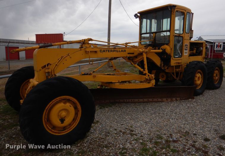 image for item JS9659 1967 Caterpillar 120  rigid frame motor grader