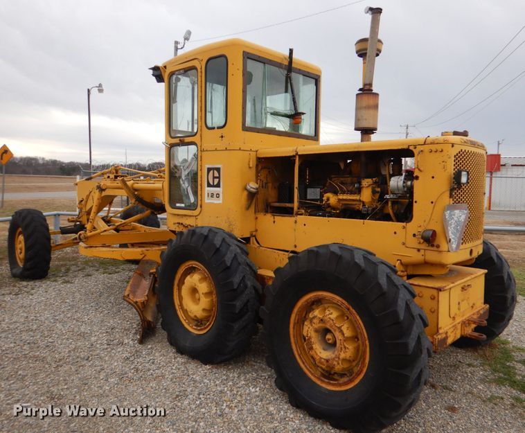 image for item JS9659 1967 Caterpillar 120  rigid frame motor grader