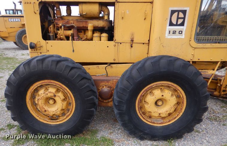 image for item JS9659 1967 Caterpillar 120  rigid frame motor grader