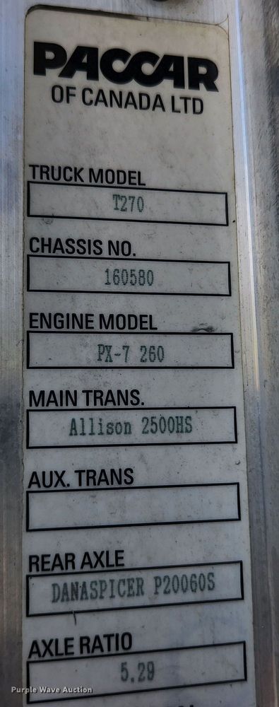 image for item KE9780 2017 Kenworth T370  flatbed truck