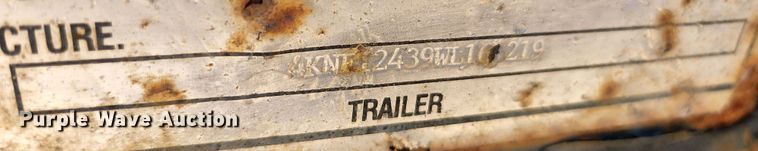 image for item KE9789 1998 Towmaster T-50  equipment trailer