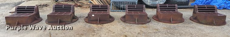 image for item KE9840 (6) Neenah Foundry curb inlet sewer gates