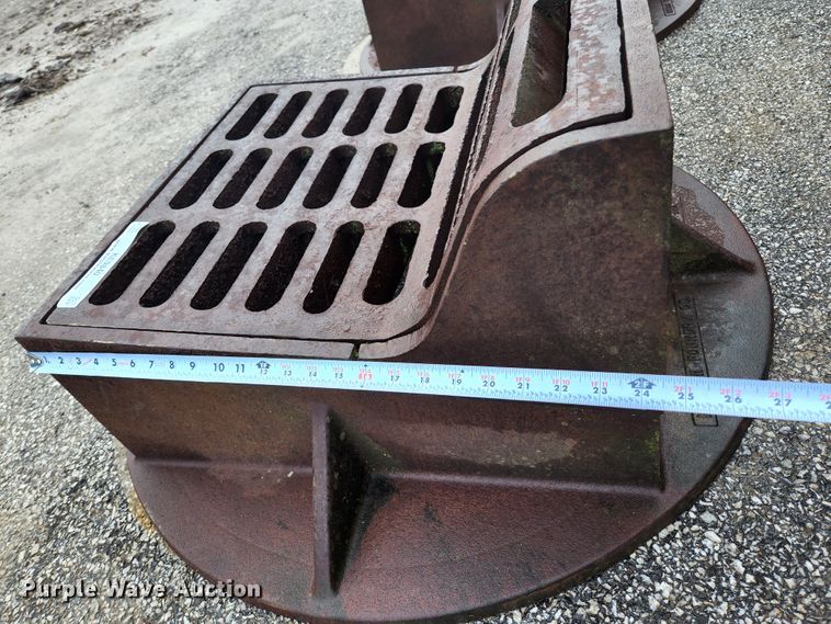 image for item KE9840 (6) Neenah Foundry curb inlet sewer gates